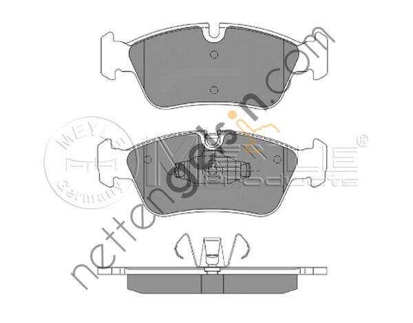 MEYLE 025 239 3517 FREN BALATASI E-87&sol;90 ÖN KULAKLI 34116769951 BMW