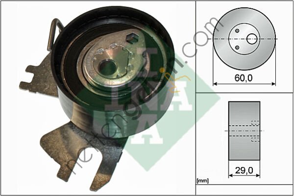 INA 531083910 TRIGER EKSANTRIK GERGI RULMANI 308 407 807 308 3008 5008 RCZ EXPERT III JUMPY III C8 807 C5 III C4 PI 0829.F7  (GATES T43231 EŞDEĞERİ) PEUGEOT-CITROEN BİNEK TRİGER SETİ