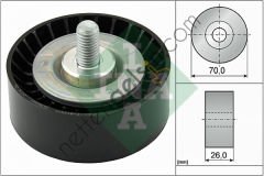 INA 532047510 V KAYIS GERGI RULMANI BMW E81 E87 E46 E90 E83 E84  BMW BİNEK V KAYIŞ GERGİ RULMANI