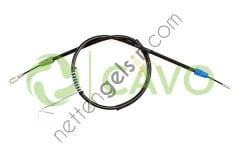 CAVO 4602 788 EL FREN TELI ARKA SAG TRANSIT V347 PIKAP 2,2TDCI / 2,4TDCI / 3,2TDCI 06 /> (ARKADAN CEKER CIFT TEKER) / (DISK FREN) UZUNLUK: 1270 / 1070  FORD BİNEK EL FREN HALATI
