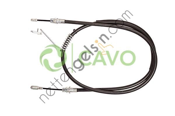 CAVO 4602 789 EL FREN TELI ARKA SOL TRANSIT V347 PIKAP 2,2TDCI / 2,4TDCI / 3,2TDCI 06 /> (ARKADAN CEKER CIFT TEKER) / (DISK FREN) UZUNLUK: 1533 / 1335  FORD BİNEK EL FREN HALATI