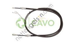 CAVO 4602 789 EL FREN TELI ARKA SOL TRANSIT V347 PIKAP 2,2TDCI / 2,4TDCI / 3,2TDCI 06 /> (ARKADAN CEKER CIFT TEKER) / (DISK FREN) UZUNLUK: 1533 / 1335  FORD BİNEK EL FREN HALATI