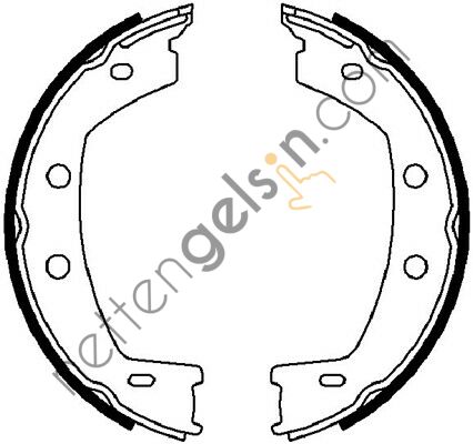 FERODO FSB4032 EL FREN BALATASI FREELANDER 2 (L359) 06>14  LAND ROVER BİNEK FREN BALATASI