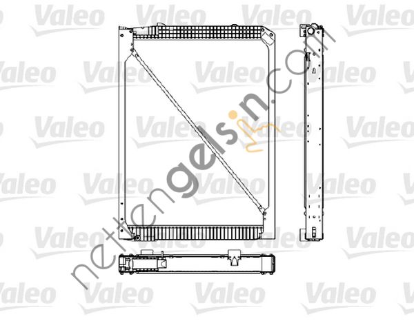 VALEO 733484 RADYATOR MERCEDES  MERCEDES AĞIR VASITA MOTOR SU RADYATORU