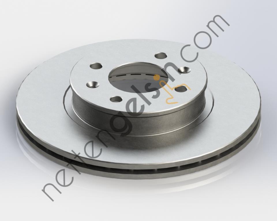 KRAFTVOLL 07040070 ON FREN AYNASI HAVALI 256mm GETZ 02> 1,3,1,6,1,5CRDI ABS LI  HYUNDAI BİNEK FREN DİSKİ