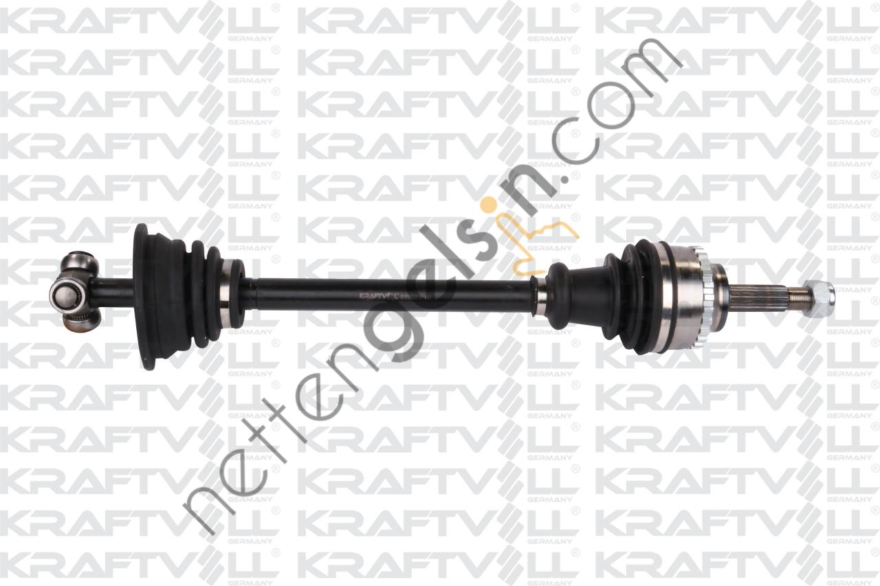 KRAFTVOLL 01010032 AKS ON SOL ABSLI CLIO II 1.2 1.4 1.6 8V 16V 98> (Uzunluk: 626 mm, Conta CapI: 57 mm, DIferansIyel Tarafı  RENAULT BİNEK AKS MİLİ