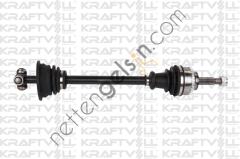 KRAFTVOLL 01010032 AKS ON SOL ABSLI CLIO II 1.2 1.4 1.6 8V 16V 98> (Uzunluk: 626 mm, Conta CapI: 57 mm, DIferansIyel Tarafı  RENAULT BİNEK AKS MİLİ
