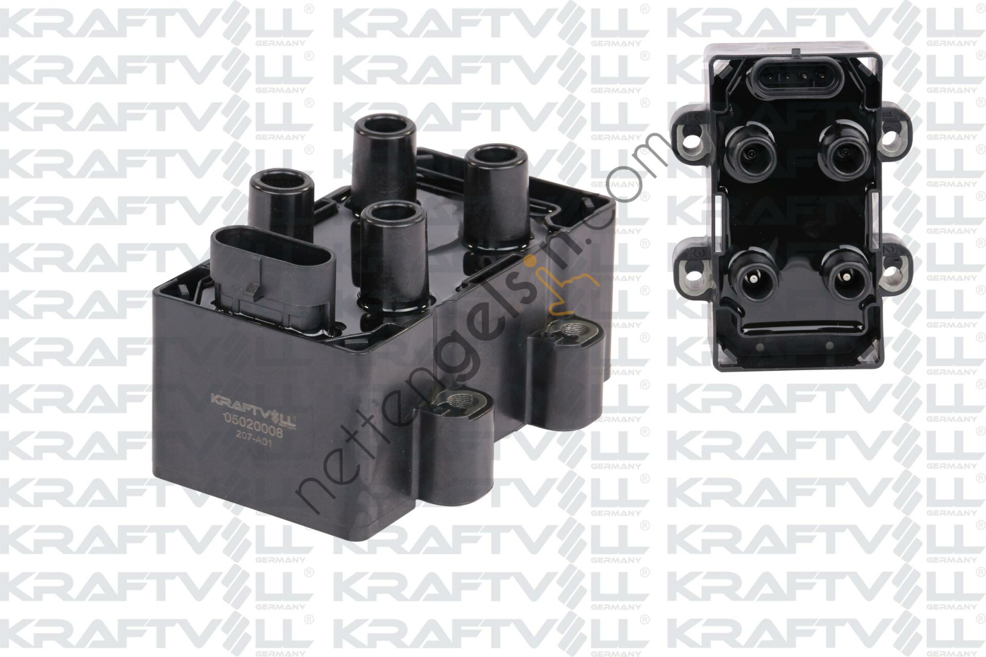 KRAFTVOLL 05020008 ATESLEME BOBINI LOGAN,SANDERO KUBISTAR TWINGO I,II,III,CLIO III,KANGO I,II,MEGANE I,MODUS  DACIA BİNEK ATEŞLEME BOBİNİ