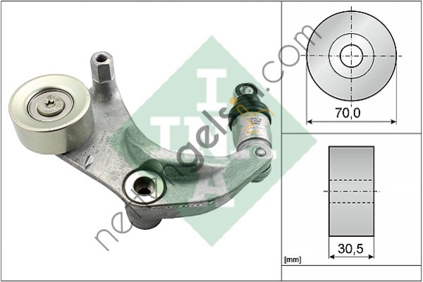 INA 534031610 ALTERNATOR V KAYISI OTOMATIK GERGI RULMANI KOMPLE HONDA CIVIC 1.6 1.8 2006-2012 / CIVIC 2012-> CRV 2.0 2006-2012 / CRV 2012->  HONDA BİNEK V KAYIS GERGI SETI
