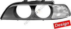 HELLA 9ES152179801 FAR CAMI E-39 BEYAZ SOL/SAĞ SET p.dışı  BMW