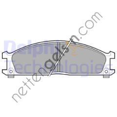 DELPHI LP543 FREN BALATASI ON NISSAN PICK UP D22 TD25 98-02 PATHFINDER 86-95 URVAN 95-00  NISSAN BİNEK FREN BALATASI