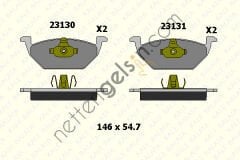 KALE B 23130 197 05 ON FREN BALATASI GOLF IV 97> BORA 98> POLO V 09> POLO IV 01> JETTA IV 10> BEETLE 11> UP 11> LT28-35 96>06 LT28-46 96>06 / A1 10> A3 96> / CORDOBA 02> TOLEDO IBIZA IV 01> IBIZA V 08> LEO