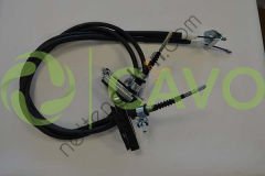 CAVO 4602 609 EL FREN TELI ARKA (SAG / SOL) FOCUS 98>03 DISKLI  FORD BİNEK EL FREN HALATI