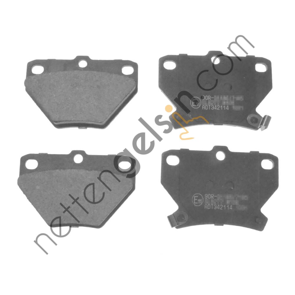 BLUEPRINT ADT342114 ARKA FREN BALATASI TOYOTA COROLLA 1.4 1.6 2002-2007 YARIS 1999-2006 VERSO 2001-2004  TOYOTA BİNEK FREN BALATASI