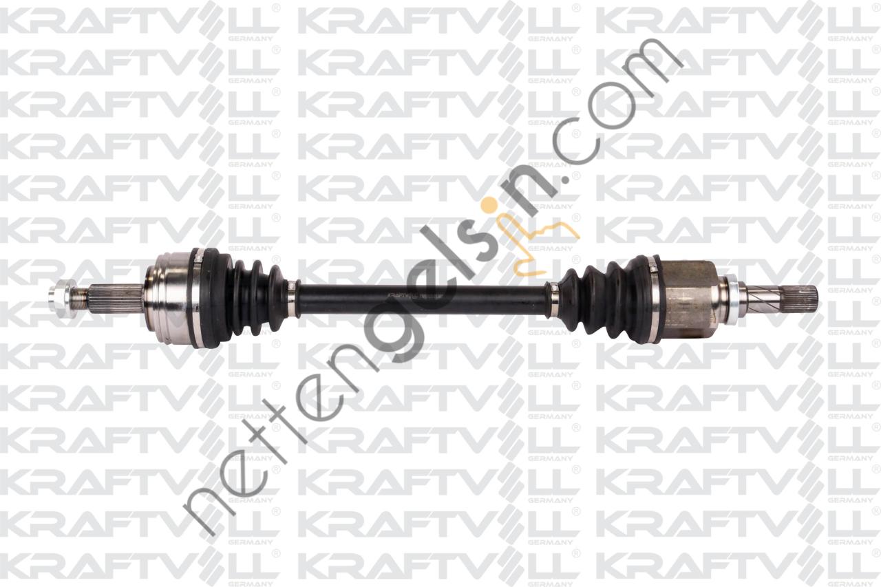 KRAFTVOLL 01010020 AKS SOL KOMPLE MASTER III 2.3 DCI 6 VITES 09> DIS FREZE 31 IC FREZE39 U:743  RENAULT BİNEK AKS MİLİ