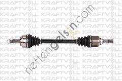 KRAFTVOLL 01010020 AKS SOL KOMPLE MASTER III 2.3 DCI 6 VITES 09> DIS FREZE 31 IC FREZE39 U:743  RENAULT BİNEK AKS MİLİ