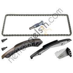 SWAG 99130340 EKSANTRIK ZINCIR SETI SAG (5-8CYL) ZINCIR+3xKIZAK+GERICI BMW N62 B36 B40 B44 B48 E60 E63 E64 E65 X5 E53 X5 E70   BMW BİNEK MOTOR ZINCIR SETI