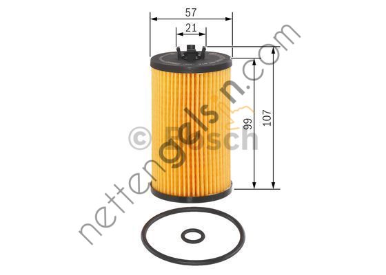 BOSCH F026407074 YAG FILTRESI ASTRA J ASTRA K INSIGNIA A INSIGNIA B MERIVA B MOKKA B16DTE B16DTH B16DTL  OPEL BİNEK YAĞ FİLTRESİ