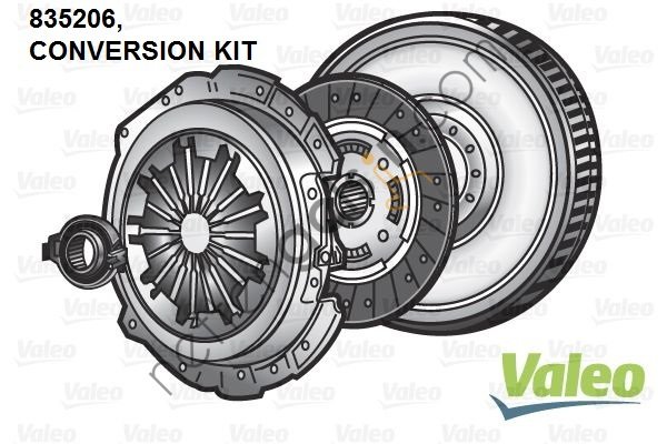VALEO 835206 VOLANT + DEBRIYAJ SETI + RULMAN GOLF IV BORA OCTAVIA 1.9 TDI AGR AHU-ALE-ALH SABIT VOLAN  VW-AUDI-SEAT-SKODA BİNEK DEBRİYAJ SETİ
