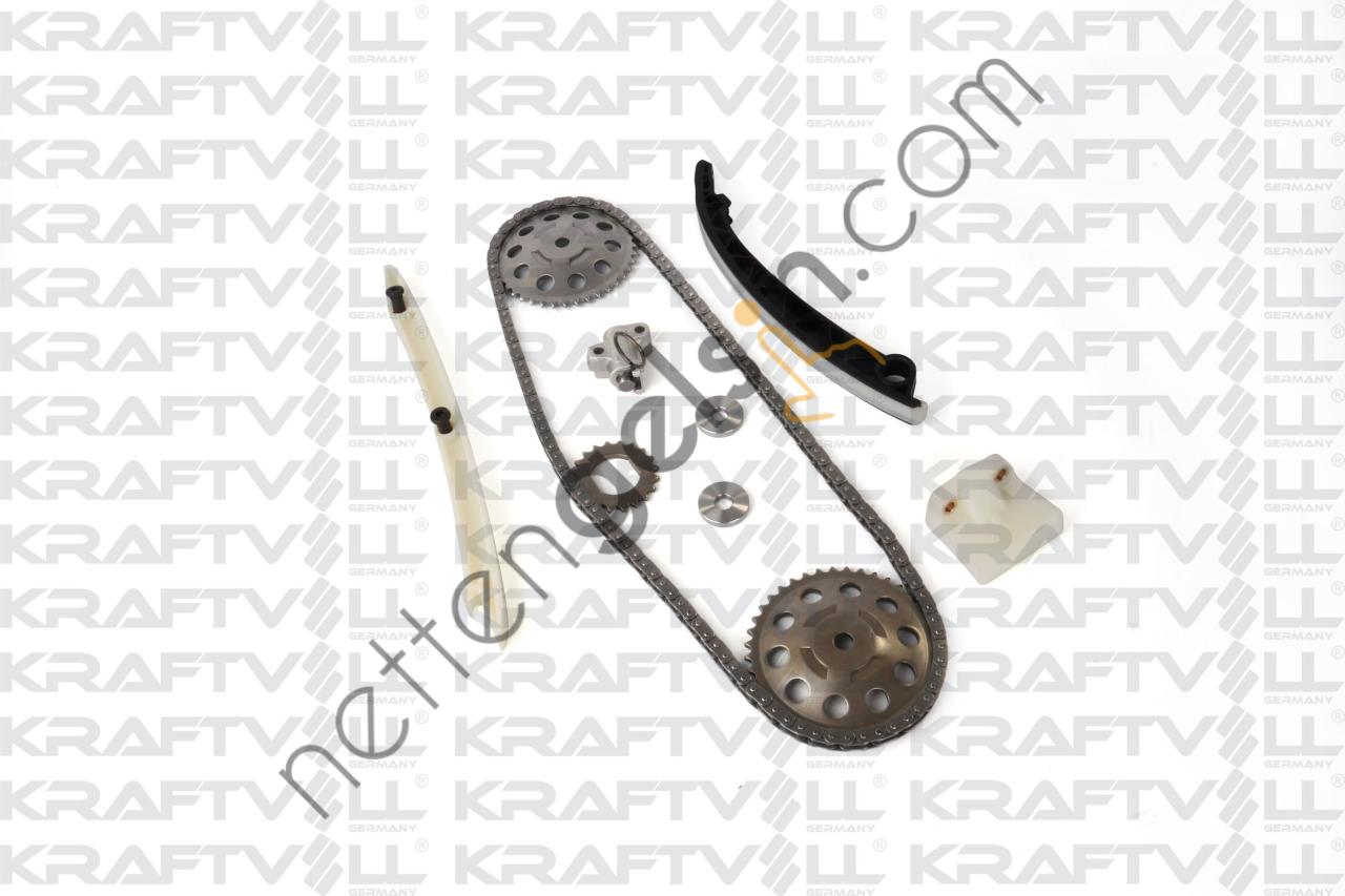 KRAFTVOLL 12100084 EKSANTRIK ZINCIR SETI ASTRA G - ASTRA H - COMBO C - CORSA C Z14XEL Z14XEP  OPEL BİNEK MOTOR ZINCIR SETI