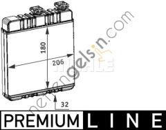 BEHR AH76000P KALORİFER RADYATÖRÜ OPEL ASTRA G BEH TİP(AH76000P) 1618142 OPEL