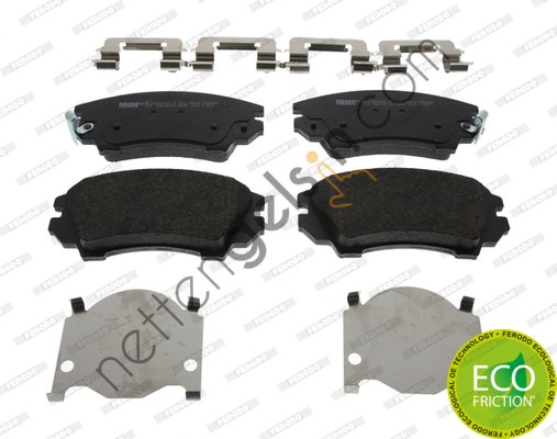 FERODO FDB4208 ON FREN BALATASI INSIGNIA ASTRA J ZAFIRA C 17 INCH JANT  OPEL BİNEK FREN BALATASI