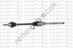 KRAFTVOLL 01010059 AKS ON SAG KOMPLE P407 C5 III (DIS FREZE:28 IC FREZE:24 BOY:958MM) DV6 (1,6HDI 16V) EW10J4 EW10A (2,0 16V) EW7J4 EW7A (1,8 16V) P508 BE4R SANZIMAN  PEUGEOT-CITROEN BİNEK AKS MİLİ