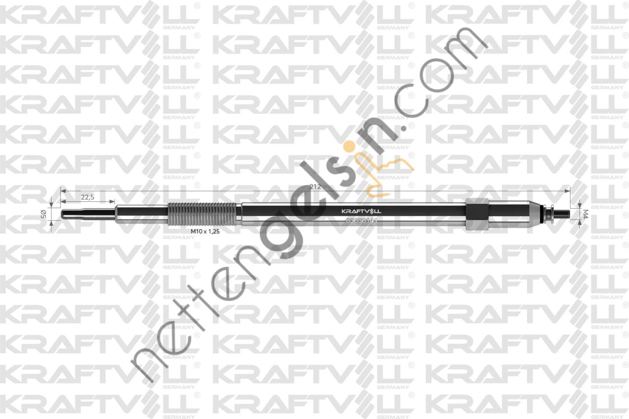 KRAFTVOLL 05030141 KIZDIRMA BUJISI 11 V PATROL-TERRANO 3.0 DDTI  NISSAN BİNEK BUJİ