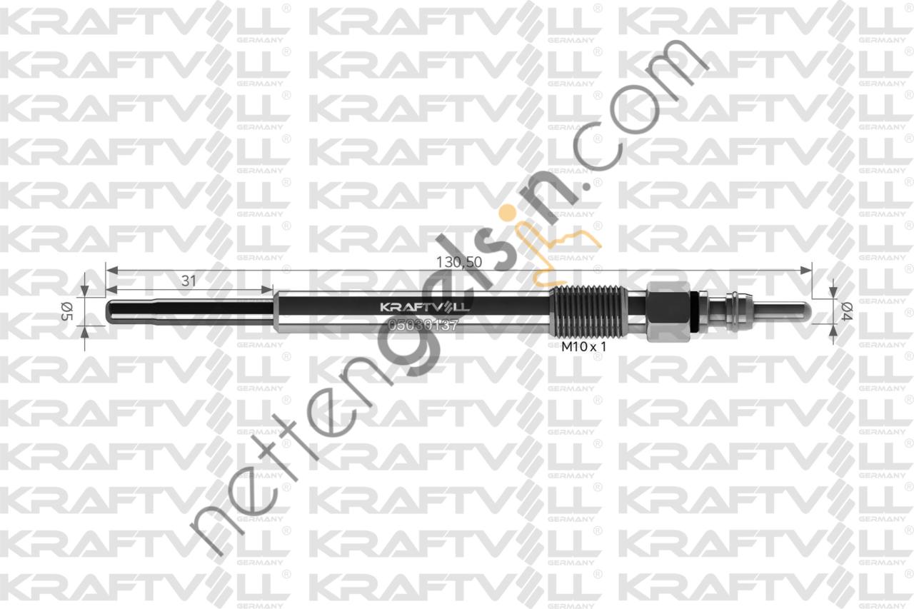 KRAFTVOLL 05030137 KIZDIRMA BUJISI 11V FORD ECOLINE E-350 – PICKUP F-250  FORD BİNEK BUJİ