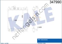 KALE 347990 MOTOR SU RADYATORU NISSAN MICRA K11 KASA 1992 2000 MANUEL VITES  NISSAN BİNEK MOTOR SU RADYATORU