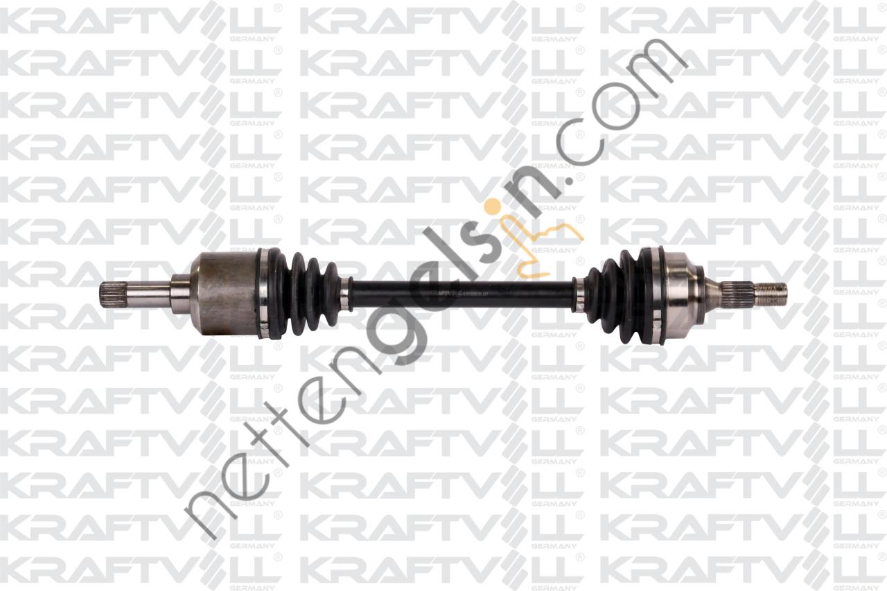 KRAFTVOLL 01010056 AKS ON SOL KOMPLE (DIS FREZE:25 IC FREZE:24 BOY: 625MM) P307 C4 DV4TD (1,4 HDI) P307 PICASSO PARTNER TEPE BERLINGO III DV6 (1,6HDI) P307 TU5JP4 (1,6 16V)  PEUGEOT-CITROEN BİNEK AKS MİLİ