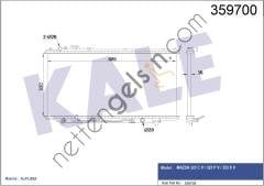 KALE 359700 MOTOR SU RADYATORU MAZDA 323 1994 1998 OTOMATIK VITES (330X688X16)  MAZDA BİNEK MOTOR SU RADYATORU