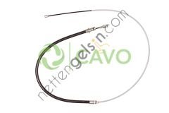 CAVO 3902 610 EL FREN TELI ARKA SAG SOL 1387 / 960 CAYMAN 05>09  VW-AUDI-SEAT-SKODA BİNEK EL FREN HALATI