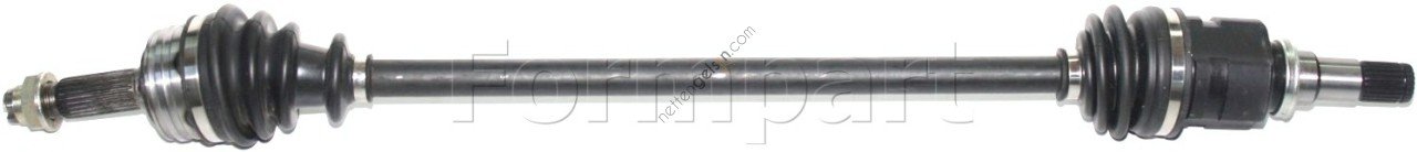 FORMPART 13380006/S AKS SAG KOMPLE (DIS FREZE: 24, IC FREZE:23, UZUNLUK:650MM) P107 C1 1KR 1,0CC  PEUGEOT-CITROEN BİNEK AKS MİLİ
