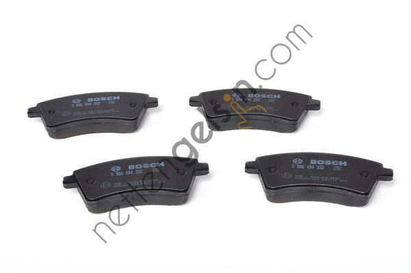 BOSCH 0986494332 ON FREN BALATASI KANGOO 1.6 16V 1.5 DCI 02 / 08> (GDB1785) 0986TB3062) TRS828.0) SWAX209864)  RENAULT BİNEK FREN BALATASI