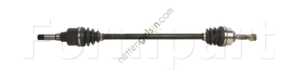 FORMPART 13380008/S AKS SAG KOMPLE C2 C3 C3 II P1007 (DIS FREZE: 21, IC FREZE: 22, BOY: 849MM) (M20*1,5) DV4TD (1,4HDI 8V)  PEUGEOT-CITROEN BİNEK AKS MİLİ