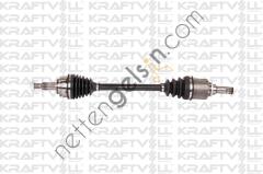 KRAFTVOLL 01010102 AKS ON KOMPLE SAG COROLLA AE92 AE100 AE101 TERRA DIS FREZE:26 IC FREZE:23 UZUNLUK 911MM 88>02  TOYOTA BİNEK AKS MİLİ