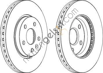 FERODO DDF1869 ON FREN DISKI 15 INCH (276mm) ASTRA J 10> CRUZE10> AVEO T300 13502044 (BOSCH 0986479643 EŞDEĞERİ) OPEL BİNEK FREN DISKI ON