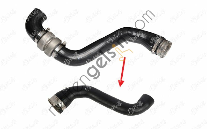IBRAS 34904 TURBO HORTUMU / BUYUK METAL BORU HARIC RANGE ROVER 3,0 TDI  LAND ROVER BİNEK TURBO HORTUMU