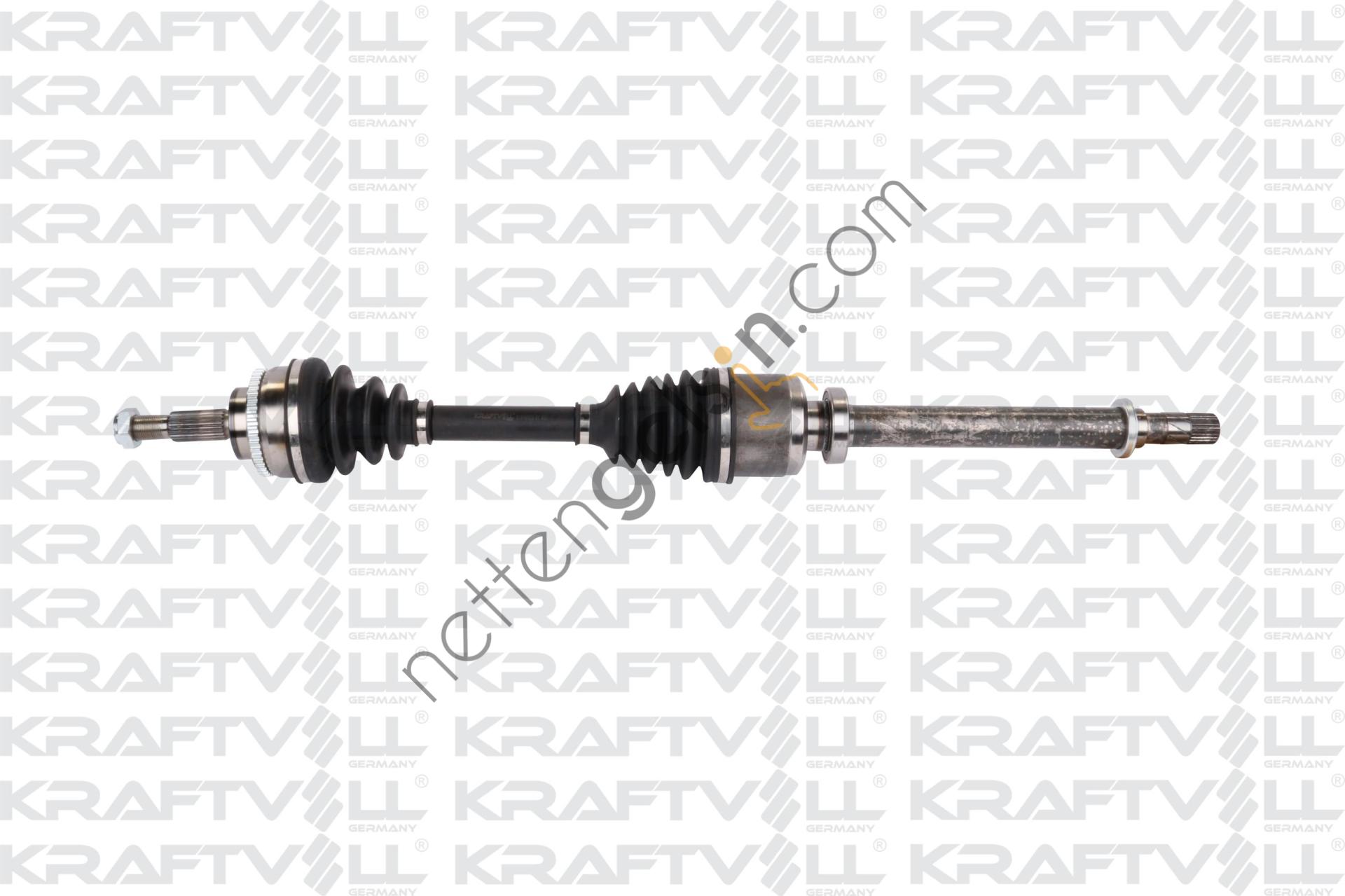 KRAFTVOLL 01010035 AKS ON SAG CLIO SYMBOL THALIA 1.5DCI ABSLI 08> DIS FREZE 23-IC FREZE 26-ABS HALKA SAYISI 44  RENAULT BİNEK AKS MİLİ
