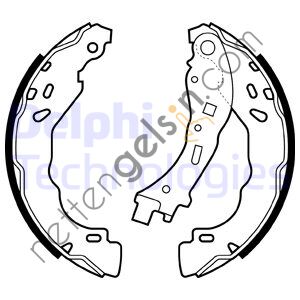 DELPHI LS2065 ARKA FREN BALATASI (PABUCLU) RENAULT CLIO II 98>03 CLIO IV 12> SYMBOL II 08> SYMBOL III 14> DACIA LOGAN 04> DACIA SANDERO II 08> DUSTER 10> NISSSAN MICRA IV 10>15 NOTE 13>  DACIA BİNEK