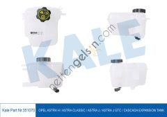 KALE 351070 RADYATOR YEDEK SU DEPOSU SENSORLU ASTRA J 10 >  OPEL BİNEK YEDEK SU DEPOSU