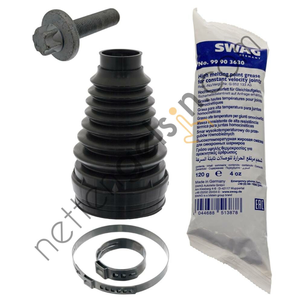SWAG 10100192 AKS KORUGU TAKIMI ON IC X218 12>17 W204 07>14 C218 11>17 W212 11>15 W221 05>13  MERCEDES BİNEK AKS KÖRÜĞÜ