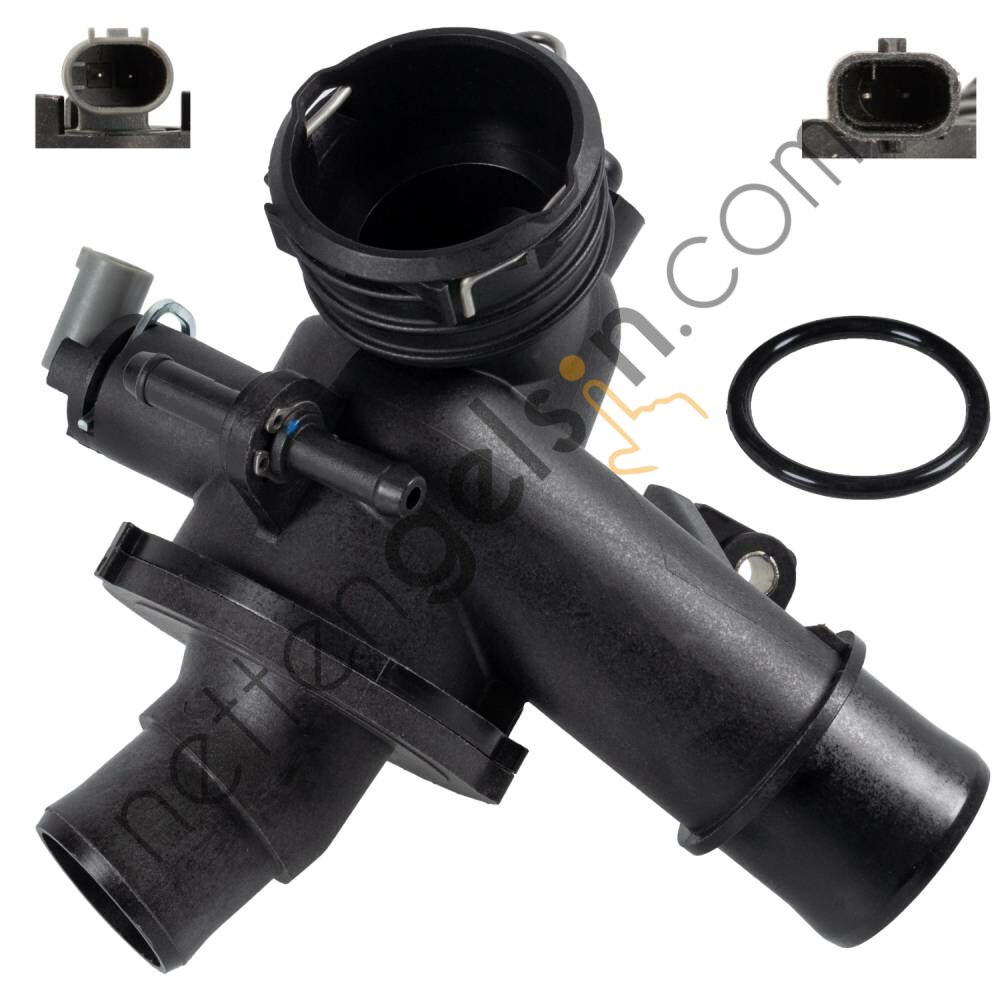 FEBI 108840 TERMOSTAT 95 °C (OM651) W204 08>14 C218 14>17 W212 09>15 W221 11>13 W222 14>17 R172 12> X218 14>17 W166 15>18 VITO W639 10> W447 14> SPRINTER 09>  MERCEDES BİNEK TERMOSTAT