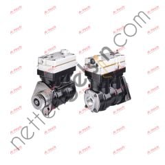 A-TECH 311.01.1000 KOMPLE KOMPRESOR CIFT KAFA MERCEDES AXOR YM 1836-1840-2640-3240-3340-3236-4140 OM457  MERCEDES AĞIR VASITA