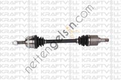 KRAFTVOLL 01010066 AKS ON SOL KOMPLE 106 GTI SAXO VTS DIS FREZE 21 IC FREZE 22 BOY 616MM TU5J4 1.6 16V ABSLI 48-DIS 99>  PEUGEOT-CITROEN BİNEK AKS MİLİ
