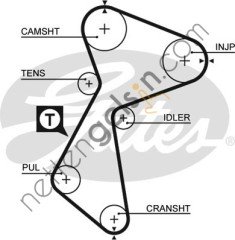 GATES GT:5485XS KAYIŞ TRİGER JP CARISMA 1.9 DIZEL 96-00(5528XS)  MITSUBISHI