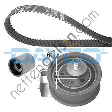 DAYCO KTB404 TRIGER SETI PASSAT 1,8 20V AEB ADR AFY AJL APU APT ARG 97>  VW-AUDI-SEAT-SKODA BİNEK TRİGER SETİ