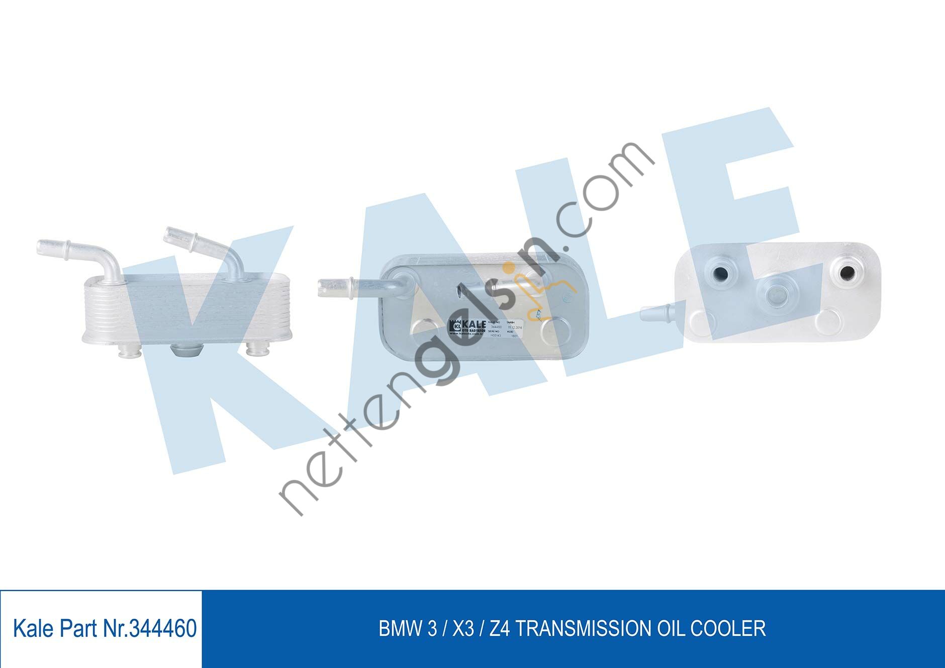 KALE 344460 YAG SOGUTUCU BMW 3-X3-Z4  BMW BİNEK MOTOR YAĞ SOĞUTUCU