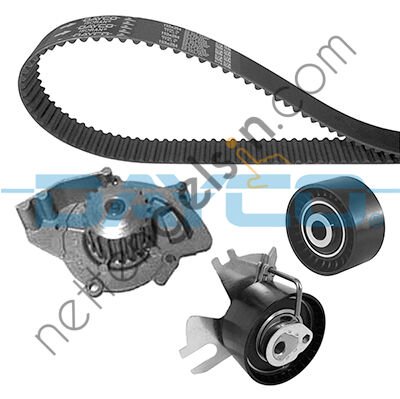 DAYCO KTBWP4550 TRIGER SET+SU POMPASI (DEVIRDAIM) BOXER II JUMPER II DW12UTED (2,2HDI 8V) / (03 06) C5 II P407 P508 P307 P308 C8 EXPERT III JUMPY III SCUDO III DW10BTED4 (2,0 16V)) SMAX FOCUS MONDEO 07> 2,0TDCI (MQP)  PEUGEOT-CITROEN BİNEK TRİGER S